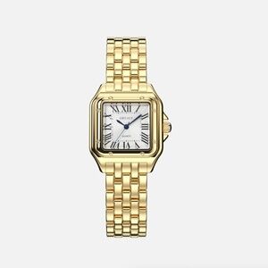 Clarine Grealy De Mains Premium 14K Gold Stainless Steel Women's Watch
